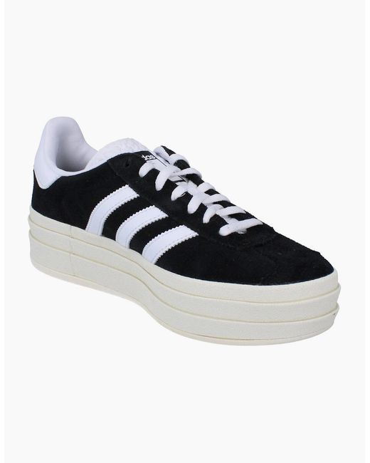 Adidas Black Originals Gazelle Bold Trainers Sneakers Hq6912