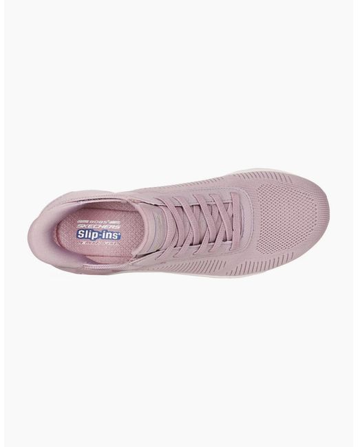 Skechers Purple Bobs Squad Chaos Slip