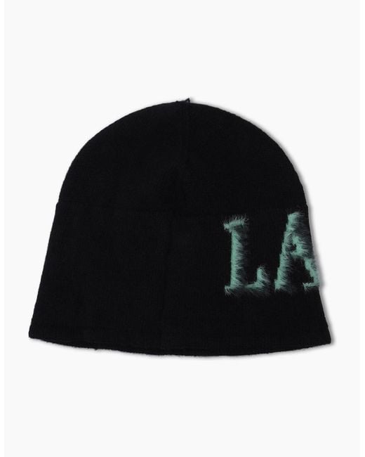Lacoste Black Beanie for men