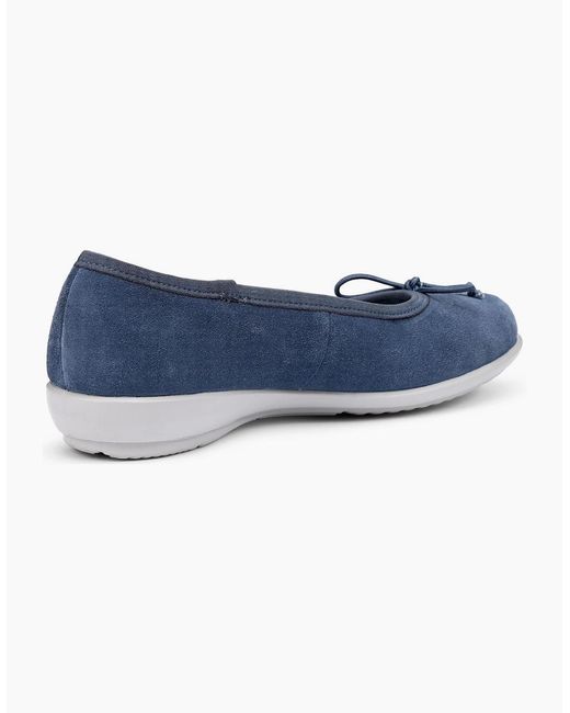 Hotter Blue Sweetie Slippers