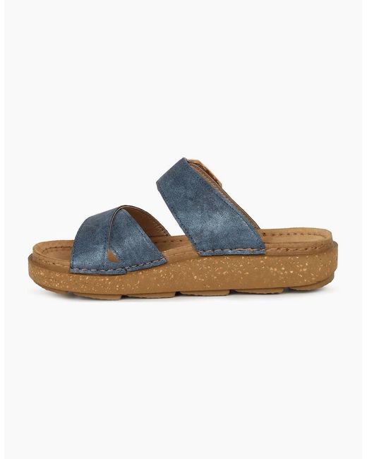 Lotus Blue Comino Sandals