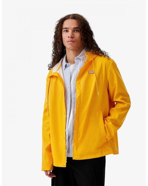 Hunter Yellow Izzy Hooded Jacket
