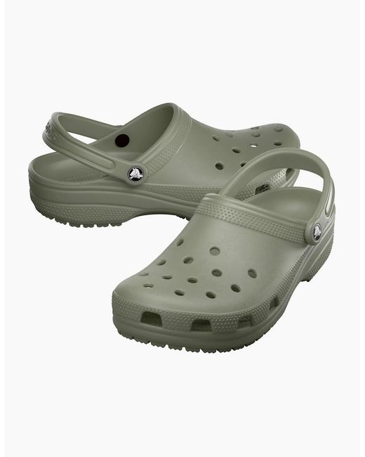 CROCSTM Green Classic Thermoplastic Field Clogs for men