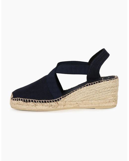 Toni Pons Blue Ter Wedge Heeled Espadrilles