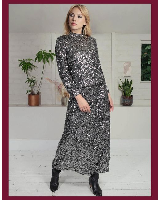 Nooki Design Gray Mercer Top