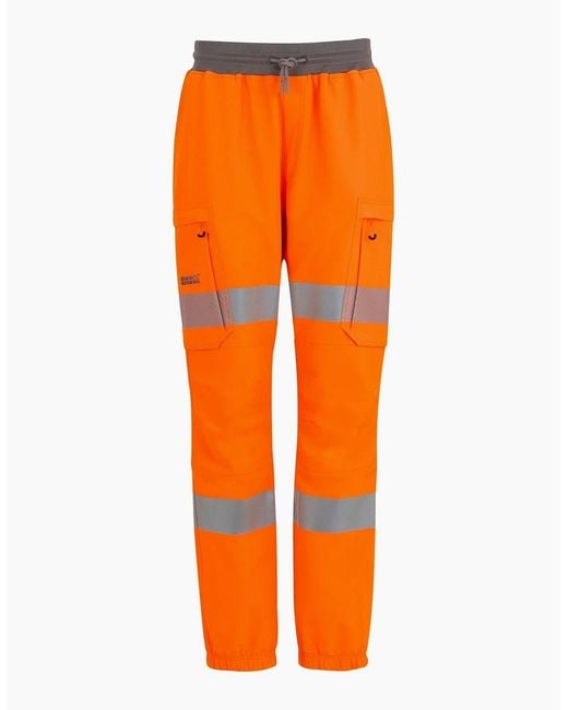 Regatta Orange Prolite Stretch Hi-Vis Trousers for men