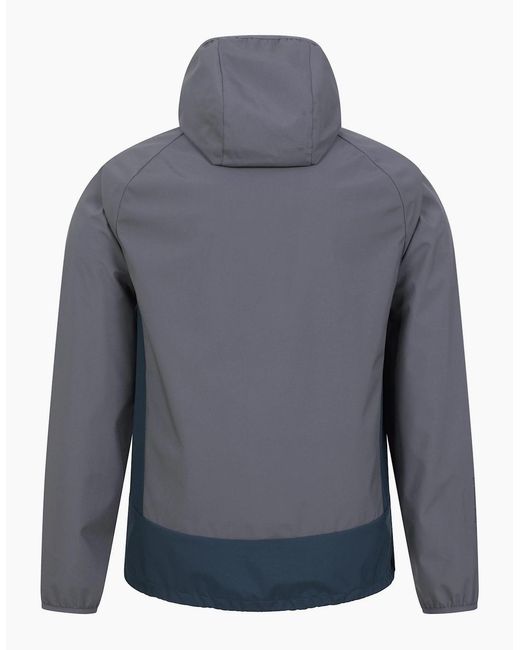 Mountain Warehouse Blue Ambit Lightweight Soft Shell Jacket for men