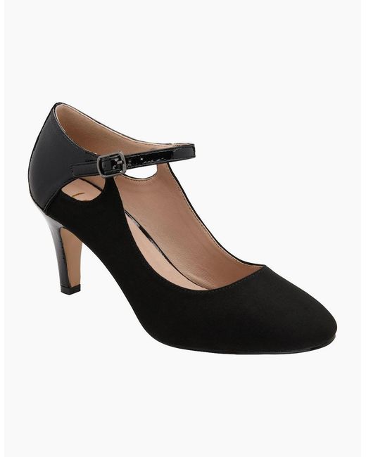 Lotus Black Muri Court Shoes