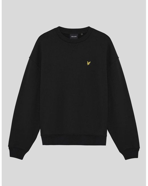 Lyle & Scott Gray Heavyweight Crew Neck Sweatshirt for men