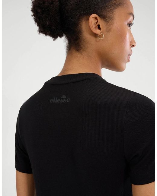 Ellesse Black Reino Slim Tee