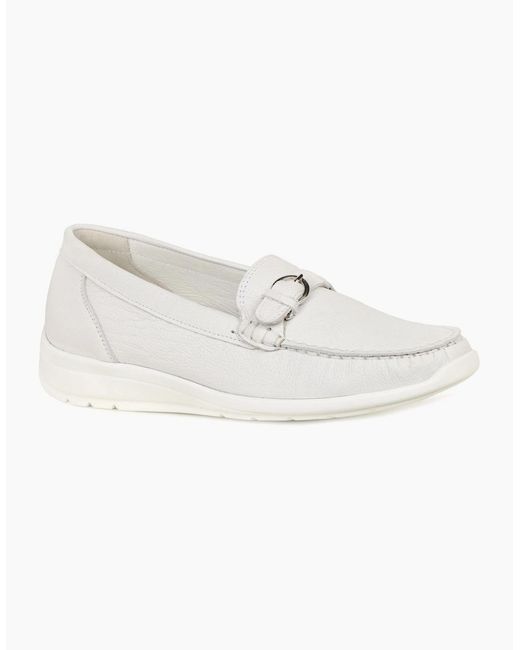 Waldläufer White Hinata Loafers