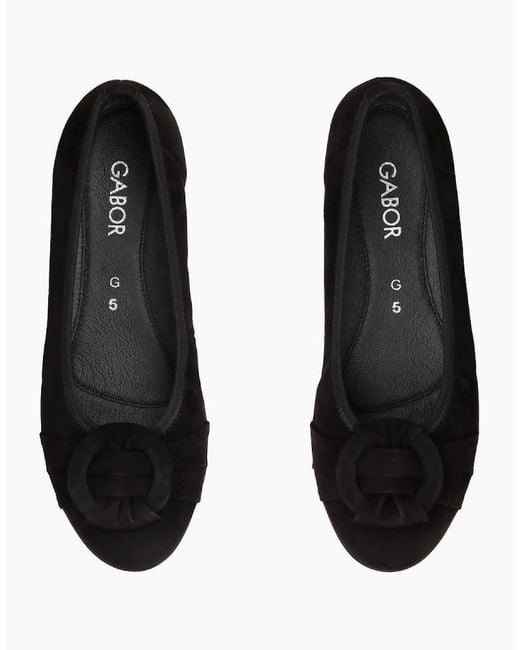 Gabor Black Forrest Ballet Pumps