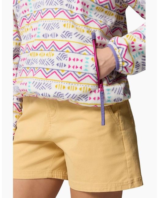 Columbia Gray Sequoia Grove Printed Half Zip Polyester Fleece Pullover