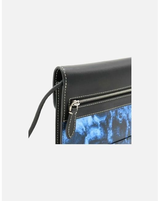 Burberry Blue Mini Pocket Phone Pouch