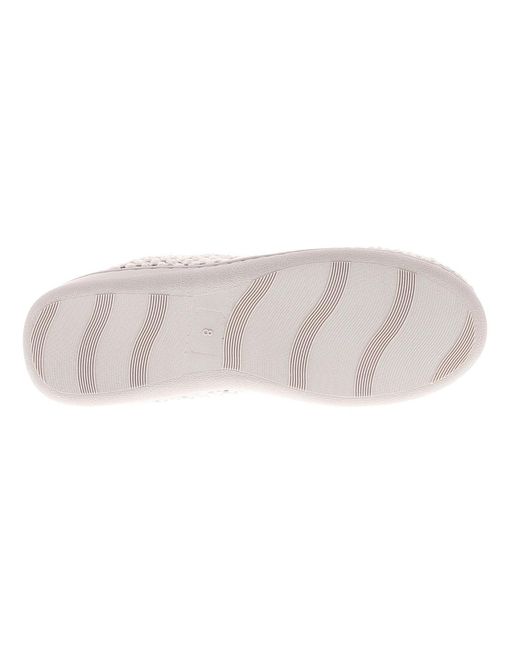 Strollers White Fluffy Slippers Malia Slip On Uk Size
