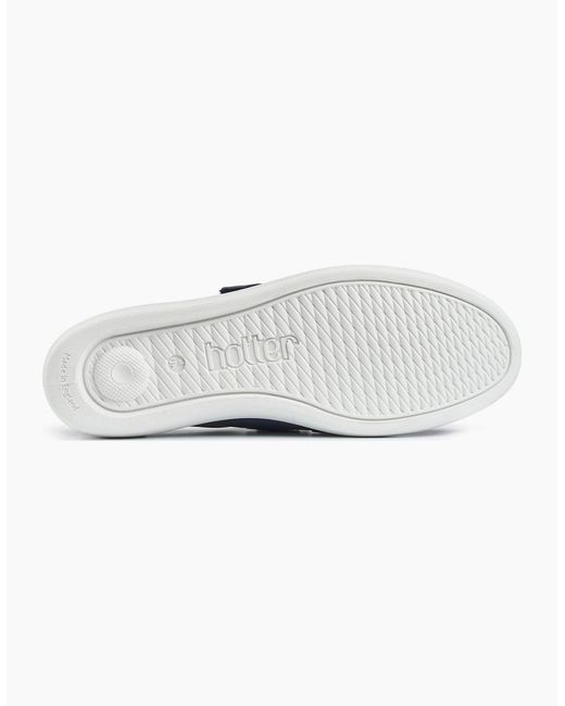 Hotter Blue Wave Casual Slip On Shoes