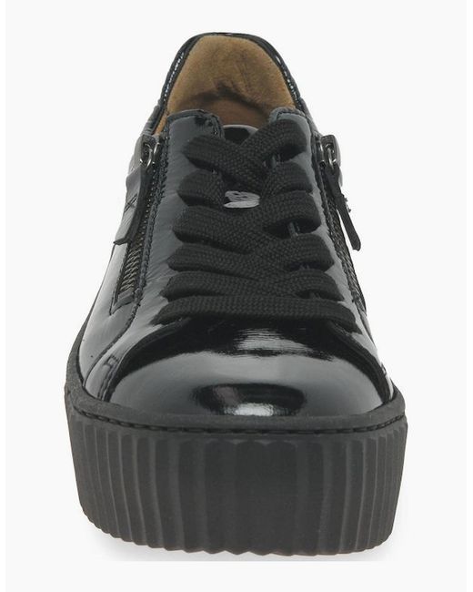 Gabor Black Dolly Trainers