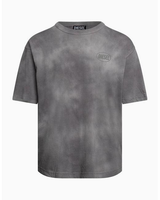 DIESEL Gray T Wash Out Ma for men