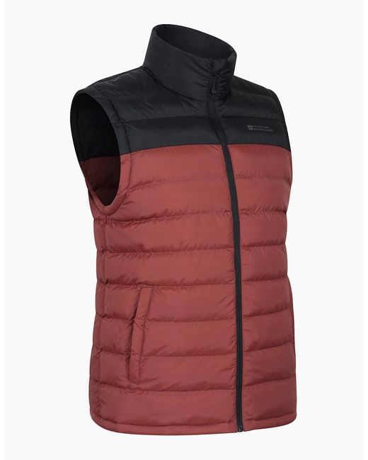 Mountain Warehouse Red Seasons Ii Padded Gilet for men