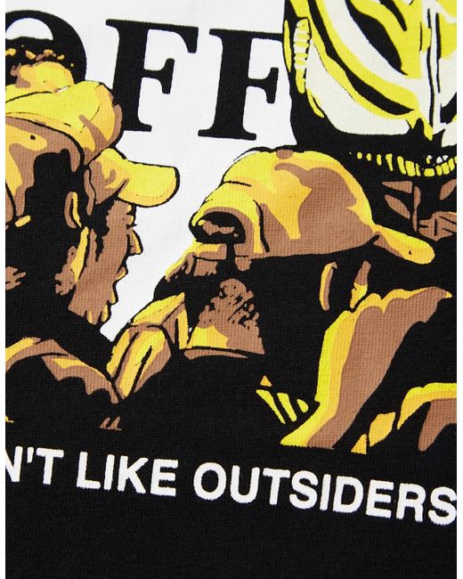 Weekend Offender Black T Shirt Leo Gregory Graphic Print Crew Neck Casual Cotton for men