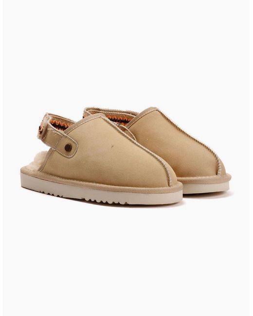 Osprey Green London The Constellation Suede Sand Slippers