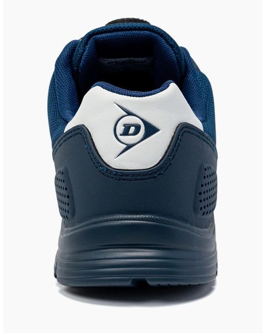 Dunlop Blue Matt Microfiber Safety Trainers for men