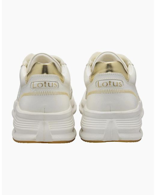 Lotus White Flossie Trainers