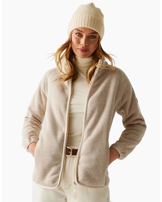 Regatta White Ladies Mellrey Full Zip Fleece