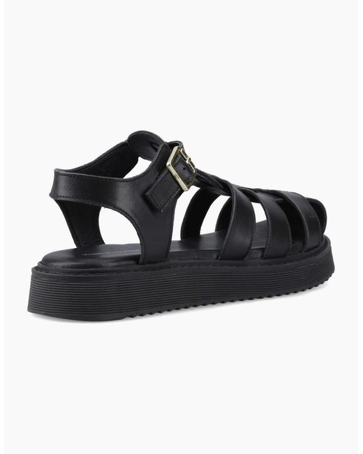 Hush Puppies Black Cassandra Gladiator Sandals