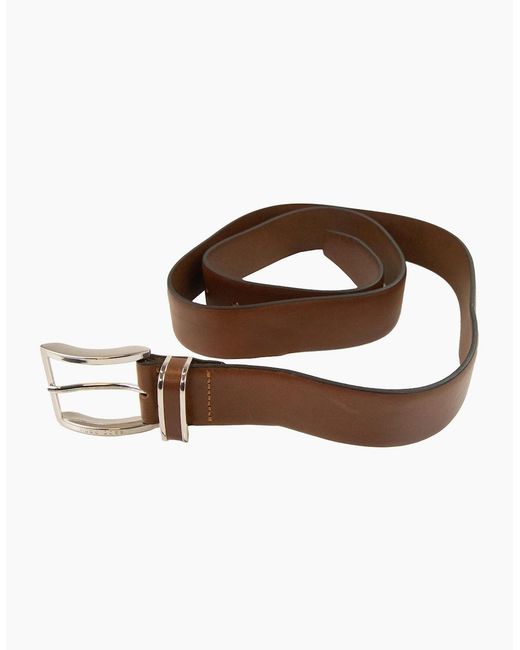 Boss Brown Froppin Leather Belt Dark for men