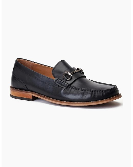 Base London Black Madison Loafers for men