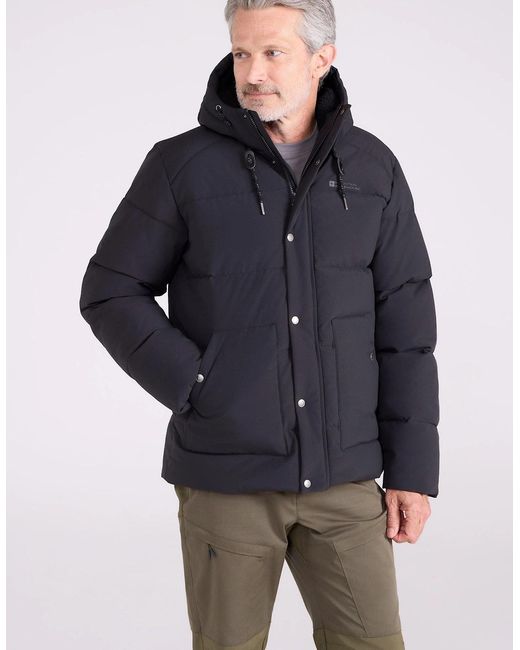 Mountain Warehouse Blue Manta Padded Jacket for men