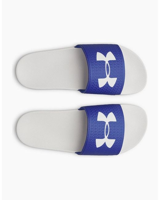 Under Armour Blue Armr Slide for men