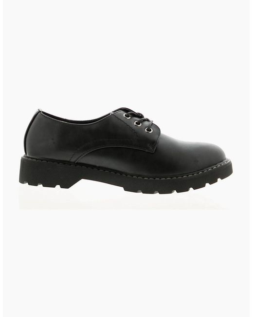 Apache Black Flat Shoes Katala Lace Up Uk Size