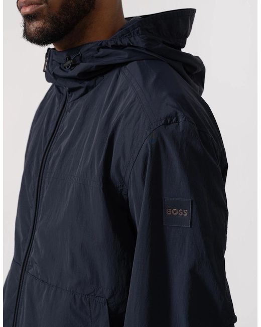 Boss Blue Boss Orip Windbreaker for men