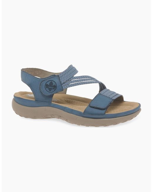 Rieker Blue Locket Sandals