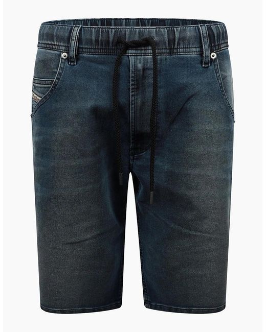 DIESEL Blue Krooley Ne Short Denim Shorts for men
