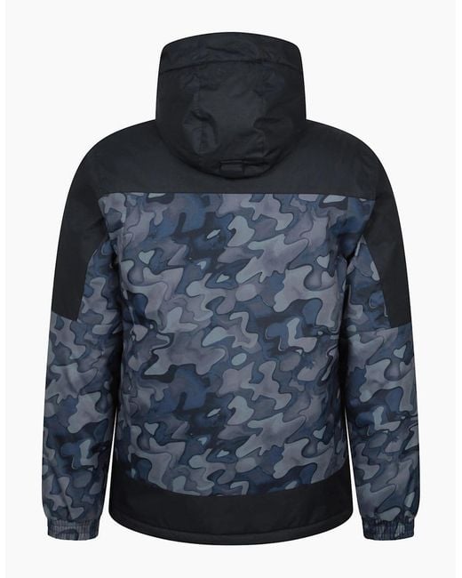 Mountain Warehouse Blue Shadow Ii Printed Ski Jacket for men