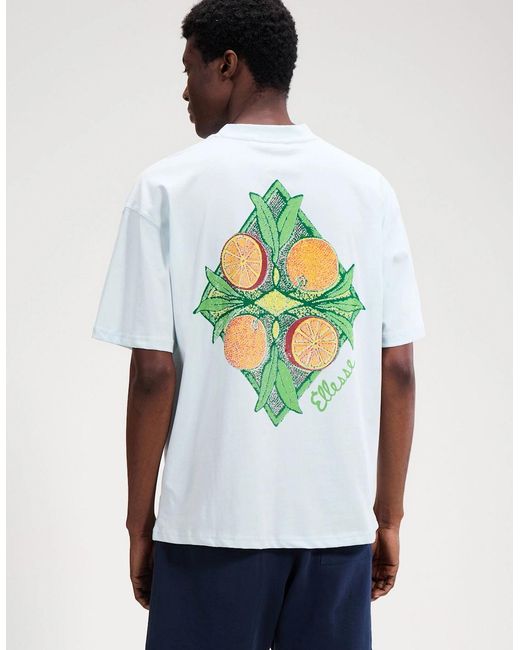 Ellesse White The Citrus Tee for men