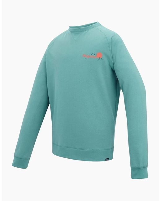 Regatta Blue Nithsdale Back Print Sweatshirt for men