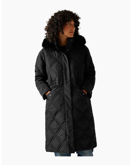Regatta Black Ladies Freyla Padded Jacket