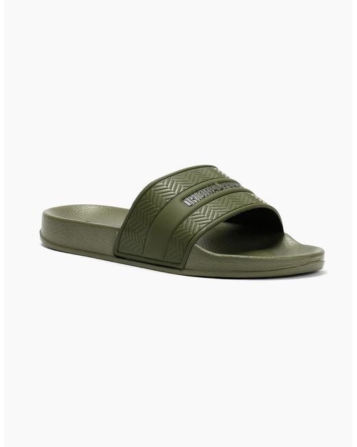 Original Penguin Green Penguin Paradise Khaki Slides for men