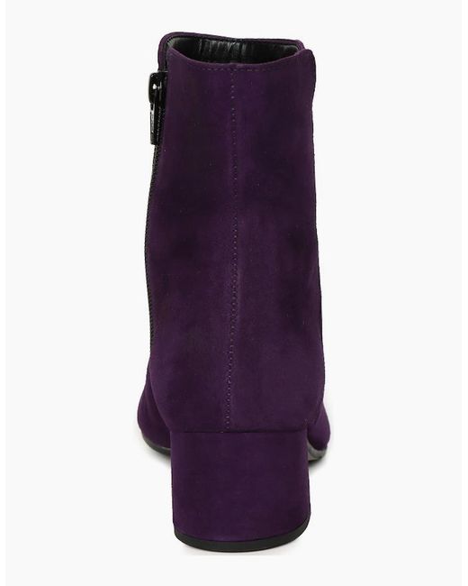 Gabor Purple Abbey Ankle Boots