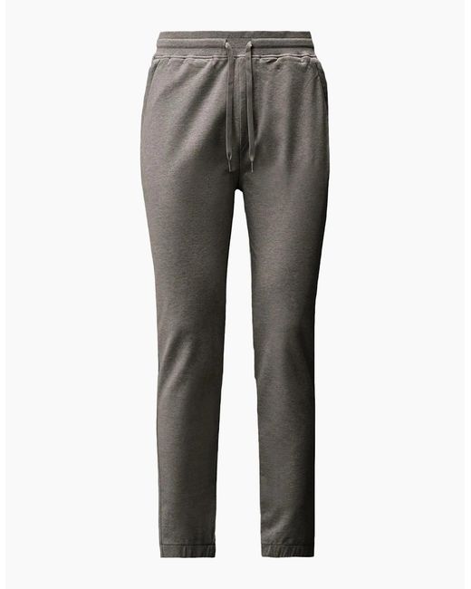 C P Company Gray Metropolis Stretch Fleece Sweat Pants for men