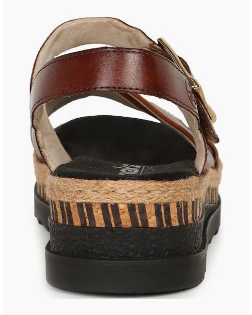 Rieker Brown Cayman Sandals