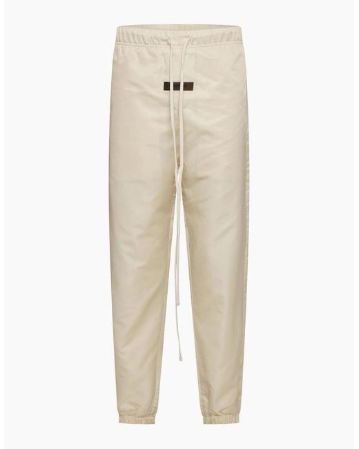 Fear Of God Natural Taslan Nylon Solid Patterned Slim Joggers