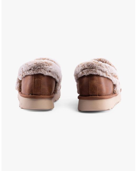 Skechers Brown 169027/Csnt Cozy Up Slippers Chestnut