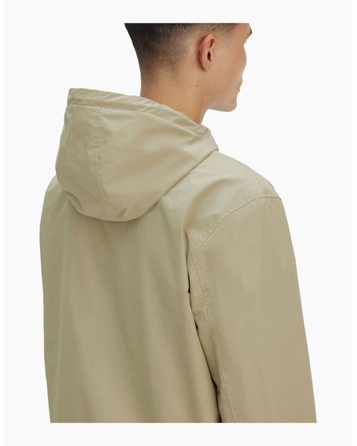 Fred Perry Green Hooded Brentham Jacket for men
