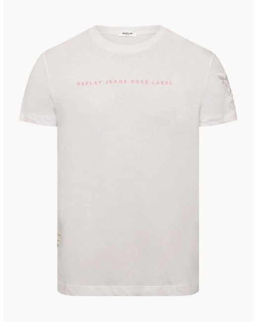 Replay White Label T Shirt