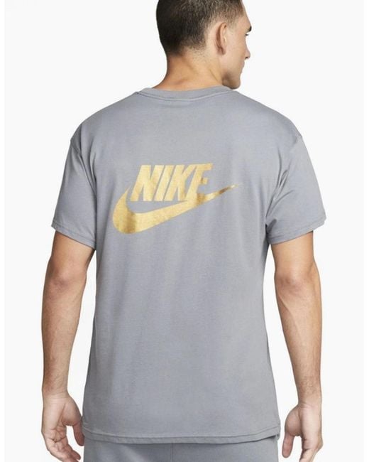 Nike Gray Standard Issue Sportswear T Shirt for men